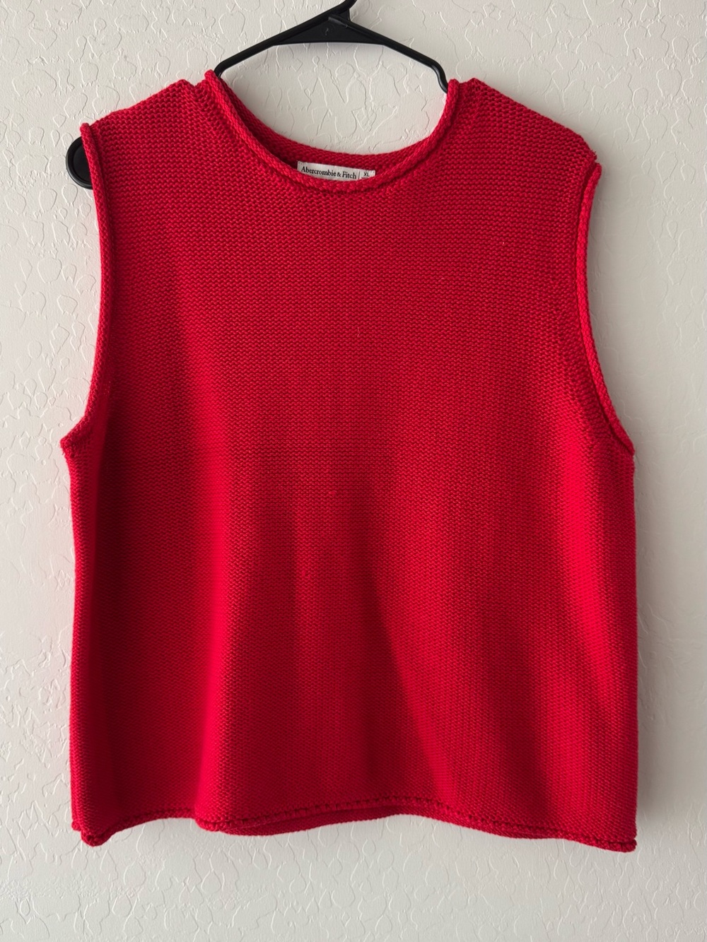 Abercrombie & Fitch Red Knit Tank